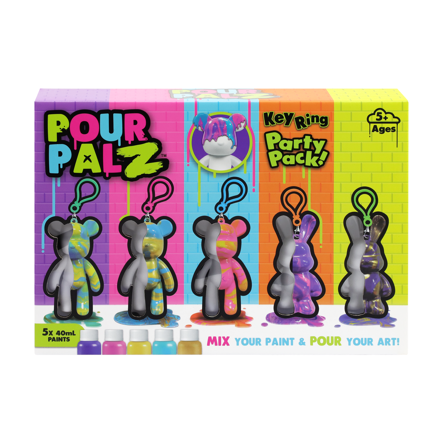 Pour PalZ Bear Mini Keyring Wave 1 — TOYMONSTER